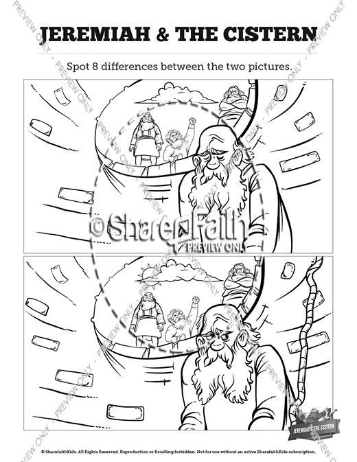 The Prophet Jeremiah Kids Spot The Difference