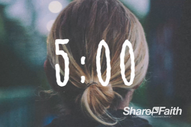 Jesus Loves Me Church Countdown Timer