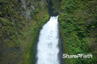 Rushing Waterfall Video Background