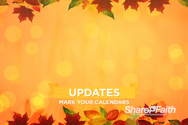 Happy Thanksgiving Blessings Announcements Motion Loop