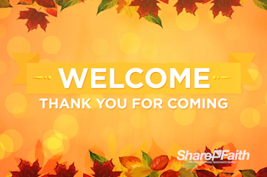 Happy Thanksgiving Blessings Welcome Motion Loop