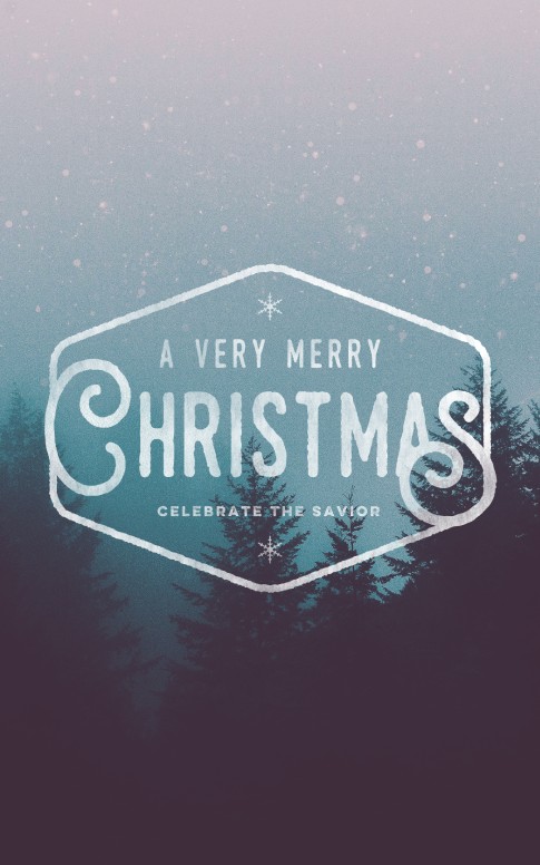 Christian Merry Christmas Church Bulletin