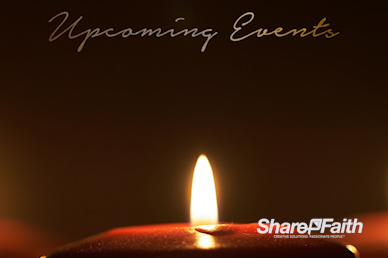 Silent Night Announcements Motion Graphic