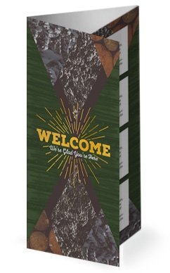 Winter Retreat Church Trifold Bulletin