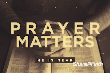 Scripture On Praying Title Motion Loop