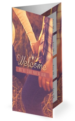 Love Story Song of Solomon Church Trifold Bulletin