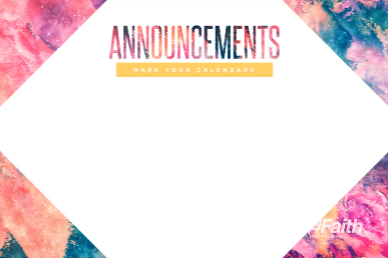 Purpose of Life Announcements Church Motion Graphic