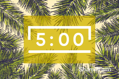 Palm Sunday Church Countdown Video