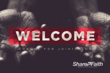 Jesus Paid It All Easter Welcome Motion Graphic