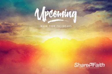 Easter Sunrise Announcements Motion Graphic