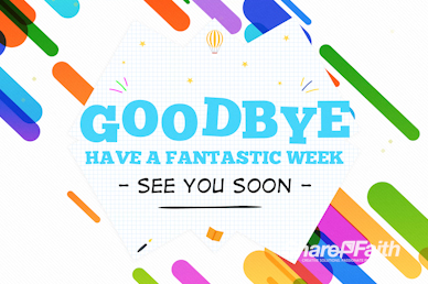 Sunday School Jelly Bean Goodbye Motion Graphic