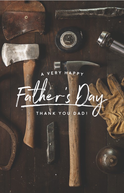 Working Dads Father's Day Church Bulletin