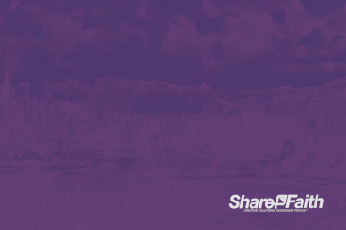 Purple Mountains Majesty Worship Motion Background
