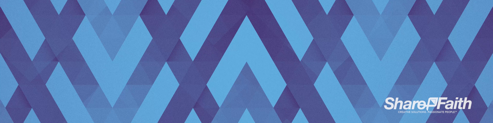 Blue Chevron Triple Wide Motion Background