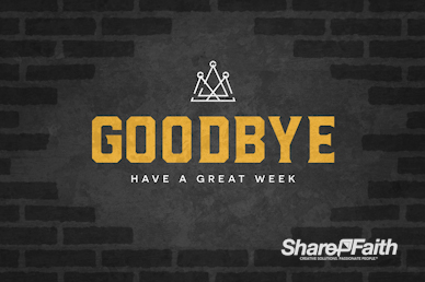 Kingdom Builders Goodbye Motion Graphic