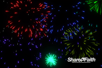 Slow Motion Fireworks Motion Background