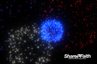 Soft Fireworks Motion Background