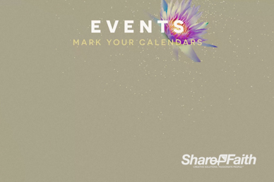 Generosity Sermon Series Announcements Motion Graphic
