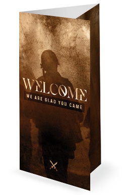 Spiritual Battle Church Trifold Bulletin Cover
