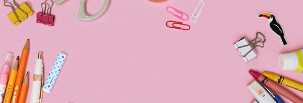 Back to School Supplies Church Website Banner