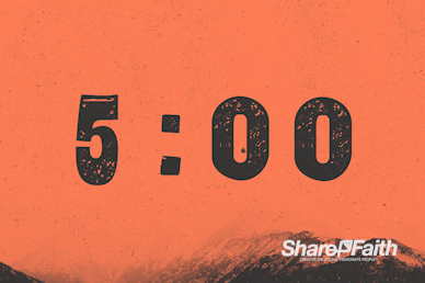 I Will Not Be Moved Countdown Timer