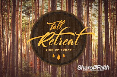Fall Retreat Church Motion Graphic