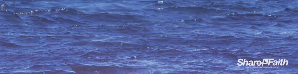 Rippling Wave Water Triple Wide Motion Background