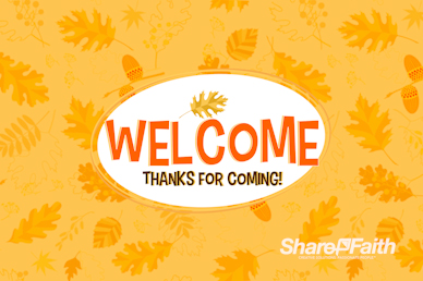 Harvest Party Welcome Motion Graphic