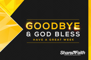 Pastor Appreciation Goodbye Motion Graphic