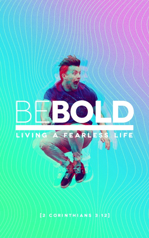 Be Bold Church Bulletin Cover Template