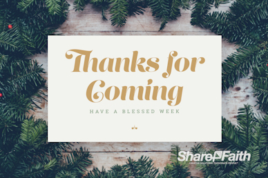 Merry Christmas Goodbye Motion Graphic