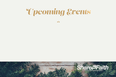 Merry Christmas Announcements Motion Graphic