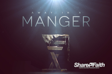 Manger Of Jesus Christmas Motion Graphic
