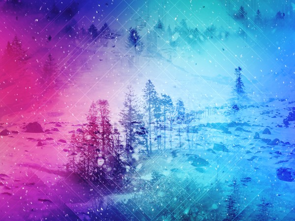 Winter Retreat Christmas Worship Background