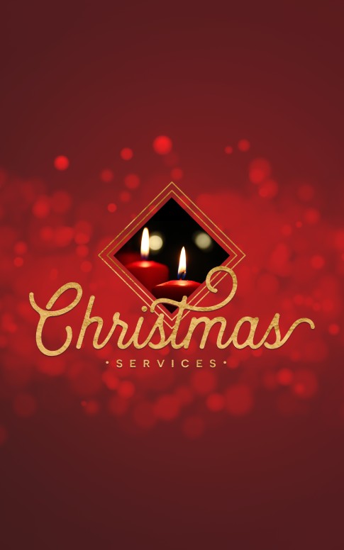 Christmas Church Services Bulletin Cover