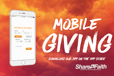 Mobile Giving Announcement Video