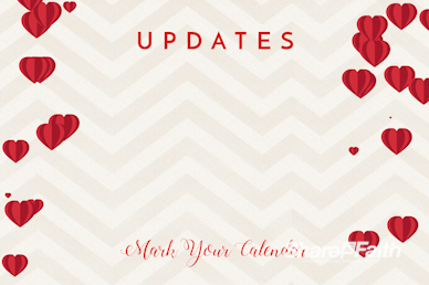 Valentine's Day Chevron Announcements Motion Graphic