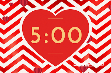 Valentine's Day Chevron Countdown Video