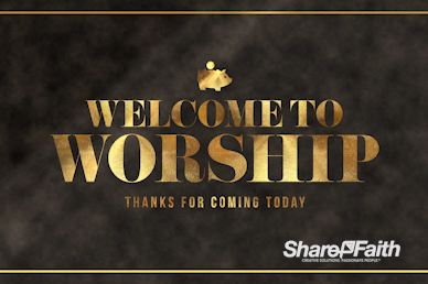 Financial Freedom Welcome To Worship Motion Graphic