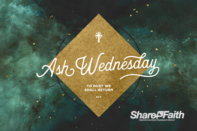 Ash Wednesday Church Service Bumper Video