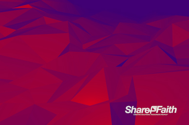 Low Poly Worship Motion Background