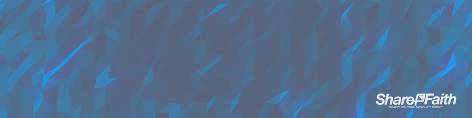 Polygon Ocean Triple Wide Video Background