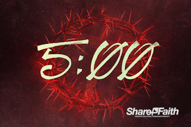 Good Friday Church Service Countdown Video