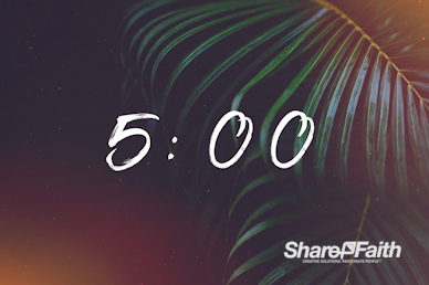 Palm Sunday Hosanna To The King Countdown Video