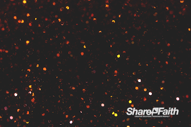 Glitter Embers Worship Motion Background