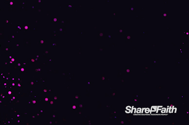 Floating Glitter Worship Video Background