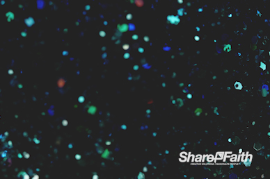 Glitter Frenzy Worship Video Background