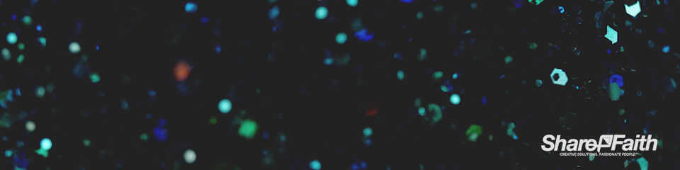 Glitter Frenzy Environment Projection Video Background