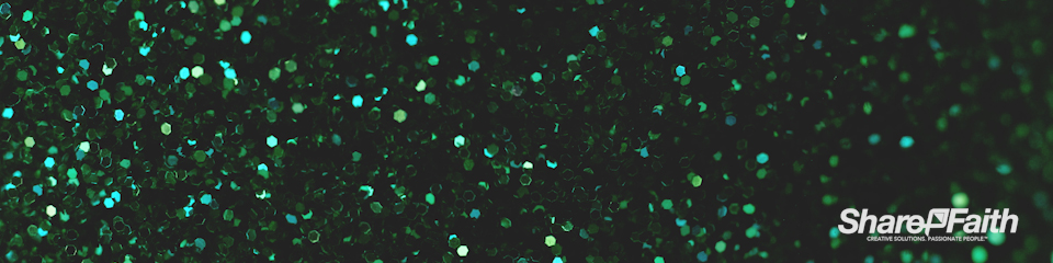 Glitter Stream Triple Wide Video Background
