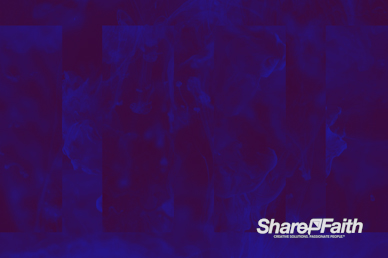 Blue Ink Drop Worship Video Background